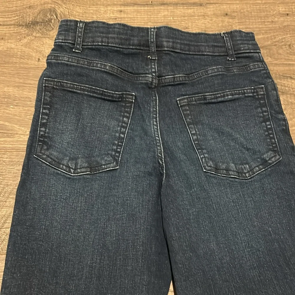Gymboree straight leg jeans with plaid